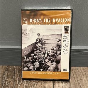 New sealed d-day the invasion march to victory 3 part documentary dvd